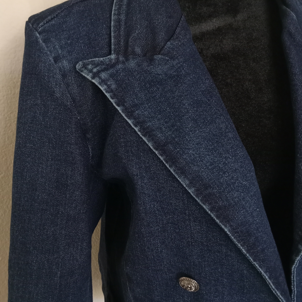 Sofia by Sofia Vergara Dark Blue Jean Jacket - Picture 2 of 11